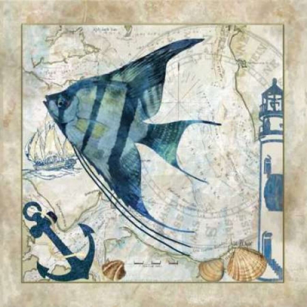 Nautical Fish II Poster Print by Jill Meyer - Item # VARPDXMEY017